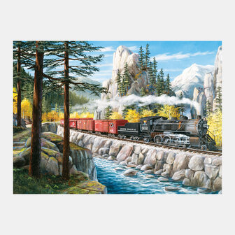 Puzzel - 35 XXL stukjes - Stoomtrein