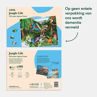 Puzzel - 100 XL stukjes - Jungle Leven