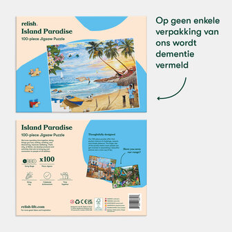 Puzzel - 100 XL stukjes - Beach Paradise
