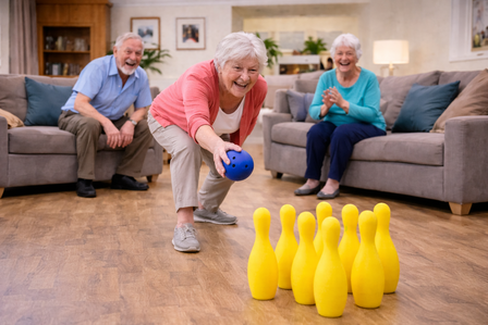 Zacht Schuim Bowling Set - Geel