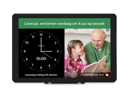 'DayClock Generations 10' - Kalenderklok | Contact en zorg op afstand