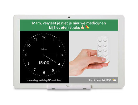 'DayClock Generations 10' - Kalenderklok | Contact en zorg op afstand