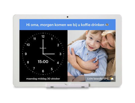 'DayClock Generations 10' - Kalenderklok | Contact en zorg op afstand