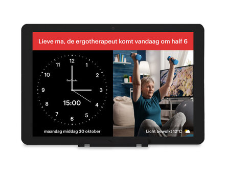 'DayClock Generations 10' - Kalenderklok | Contact en zorg op afstand