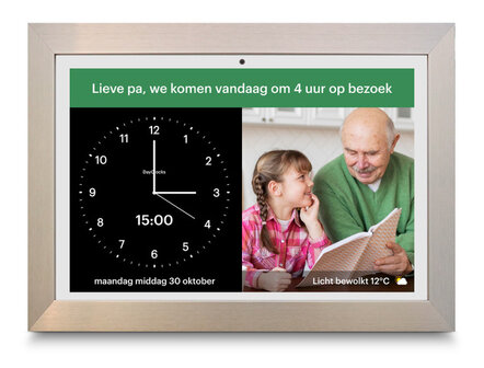 'DayClock Generations 10' - Kalenderklok | Contact en zorg op afstand