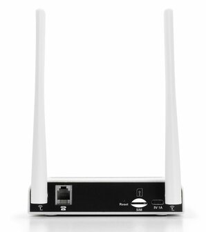 Geemarc CL2000 GSM 4G interface voor bellen via sim-kaart met analoge telefoon.