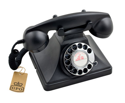 Seniorentelefoon - Klassiek jaren '50 ontwerp - GPO 200 met draaischijf