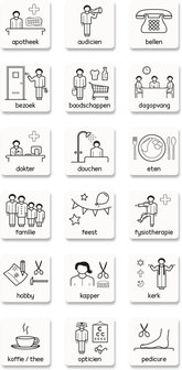 Daginzichtagenda 2025 - 2e halfjaar - pictogrammen