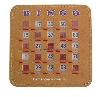 Bingo Schuifplank 1-75