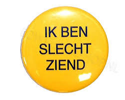 Button - Ik ben slechtziend - met speldje