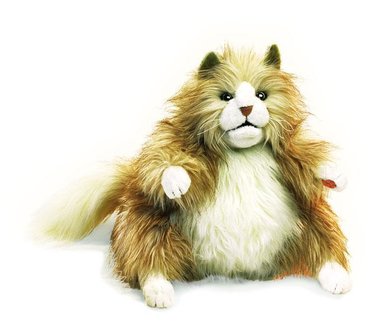 Pop - Handpop Fluffy kat, 30 cm