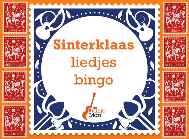 Sinterklaasliedjes BINGO