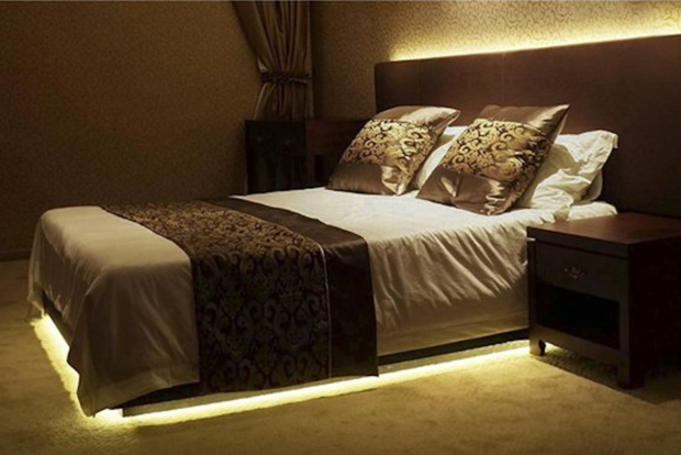 Bedverlichting met bewegingssensor