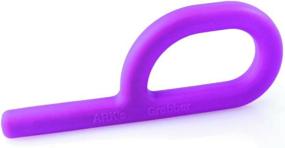 ARK's Grabber. Veilig alternatief voor kauwen op vingers, knokkels, pennen, etc. Ook goed voor verbeteren van mondmotori