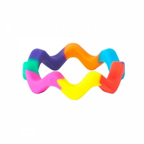 Chewigem armband regenboog