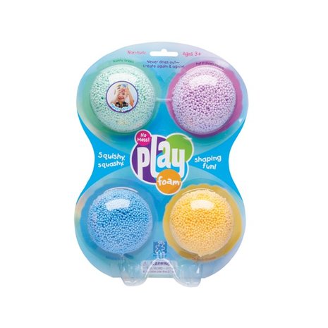 Playfoam - Set van 4. Foam om mee te kleien. PlayFoam geeft geweldige tastprikkels en is steeds weer herbruikbaar.  