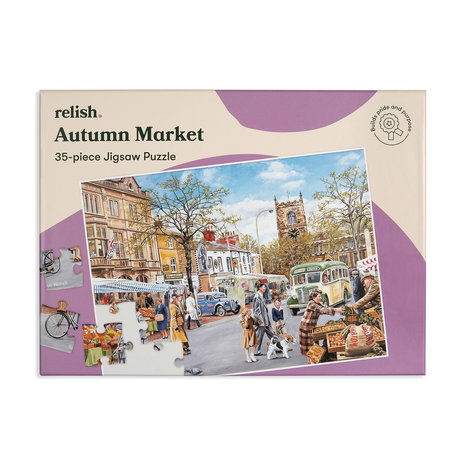 Puzzel Herfstmarkt