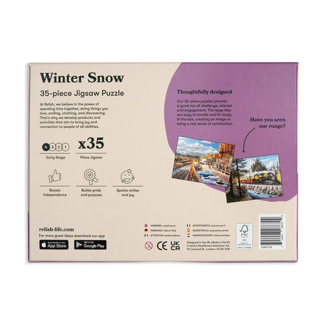 Puzzel Wintersneeuw