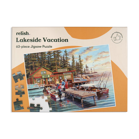 Puzzel Vakantie aan het meer