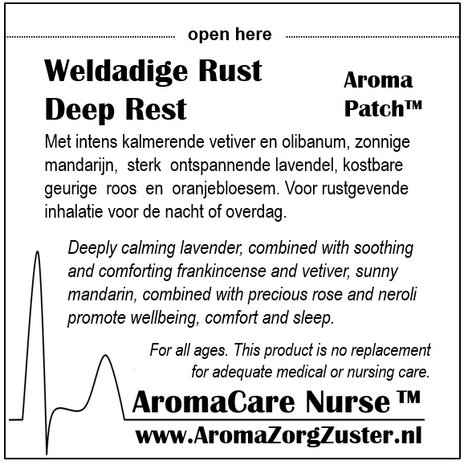 Aromapatch Weldadige rust