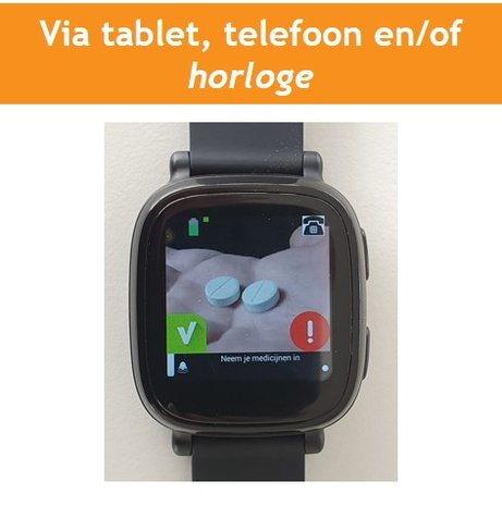 MyWepp Senior - Via horloge, tablet en/of telefoon