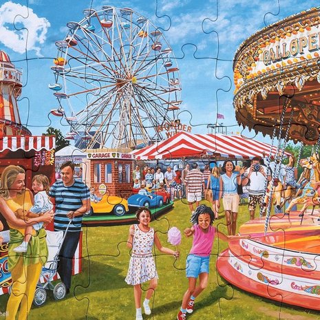 Puzzel - 35 XXL stukjes - Kermis