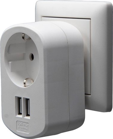 USB-Adapter met tussenstekker