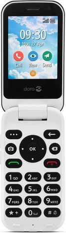 Seniorentelefoon - Doro® 7080 - 4G - met WhatsApp en Facebook (zwart-wit)