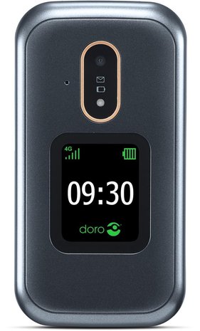 Seniorentelefoon - Doro® 7080 - 4G - met WhatsApp en Facebook (zwart-wit)