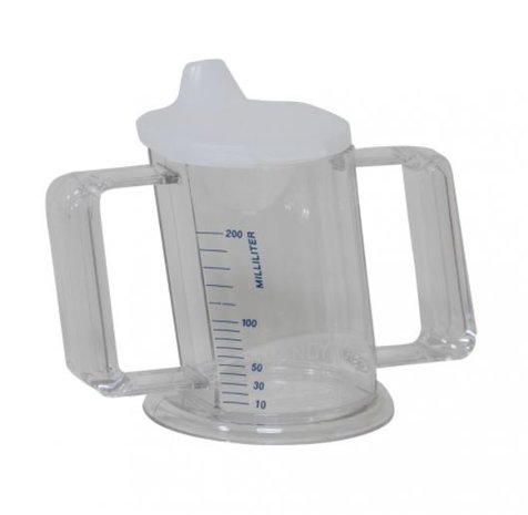 Handy Cup - Transparant met maatvoering