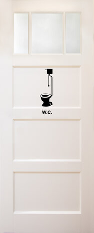 Deursticker - badkamer, douche of wc 002