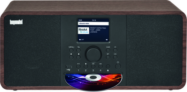  Imperial DABMAN i250-CD stereo hybride internetradio met DAB+ en FM en Bluetooth, vintage