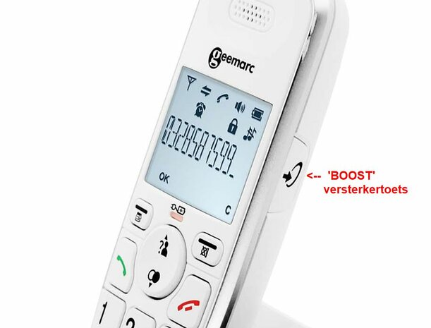 Seniorentelefoon - Geemarc - AmpliDect 295 Combi-Photo - Draadloze telefoon met extra handset