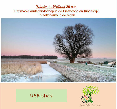 DVD of USB - Film | Winter in Holland (30 min.)