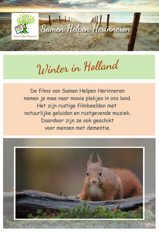 DVD of USB - Film | Winter in Holland (30 min.)