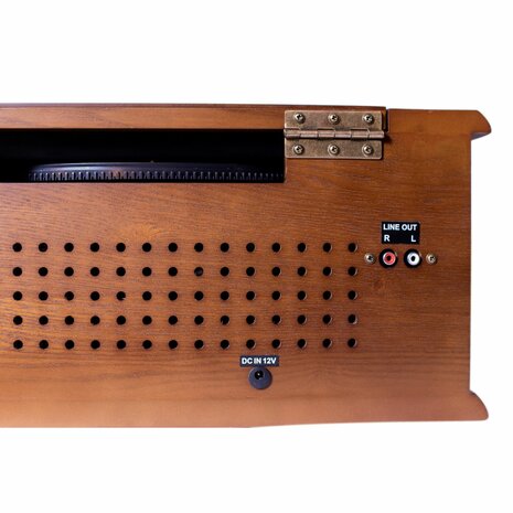 Nostalgisch muziek center - Soundmaster NR565  |  DAB+, Radio, CD, Bluetooth, Platen en Cassette