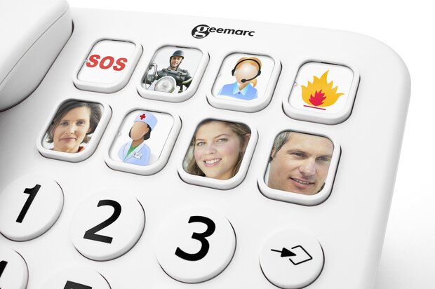 Seniorentelefoon - met 8 fototoetsen