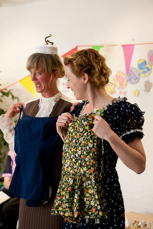 Huiskamervoorstelling voor mensen met dementie - Theater Veder