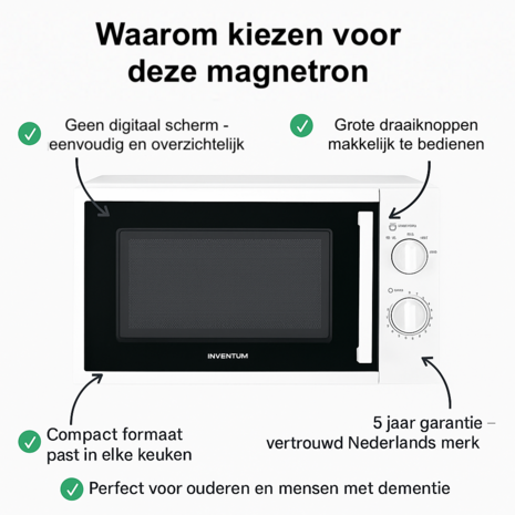 Waaom kiezen voor magnetron voor ouderen?