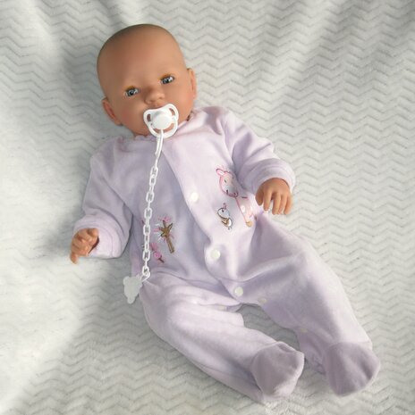 Pop - Babypop - meisje met slaapogen en speen
