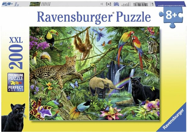 puzzel dieren jungle