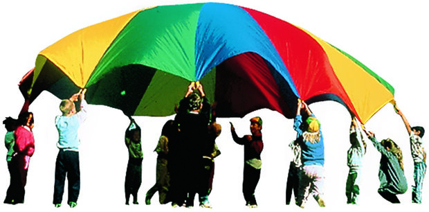 Grote speelparachute 360 cm