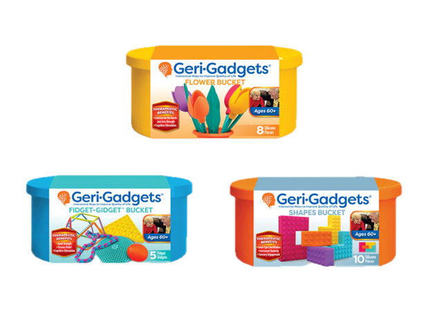 Bundel van 3 Flower Geri-Gadgets®  Buckets 