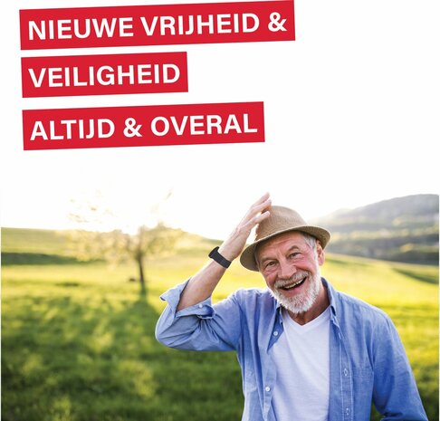 JAMES R9 Senioren Alarmhorloge  voor vrijheid