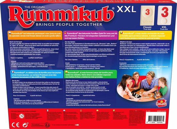 Rummikub XXL met grote letters