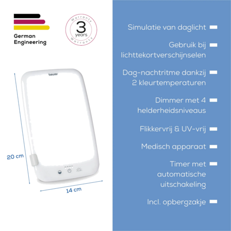 Daglichtlamp lichttherapie TL35