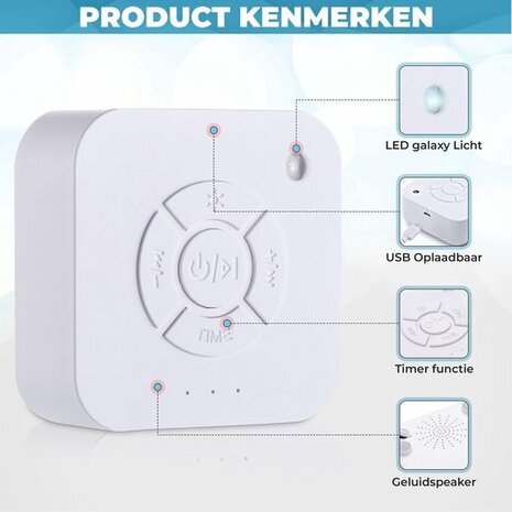 Slaaphulp met 9 natuurlijke geluiden