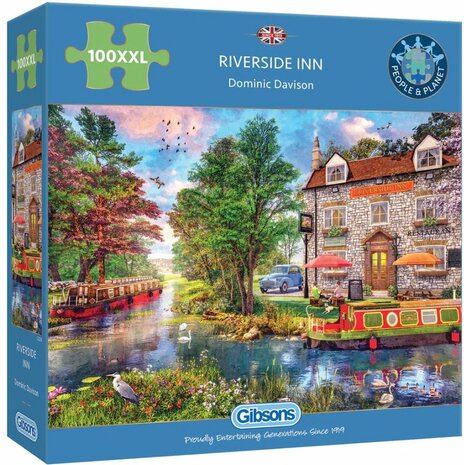 Puzzel - 100 XL stukjes - Riverside Inn