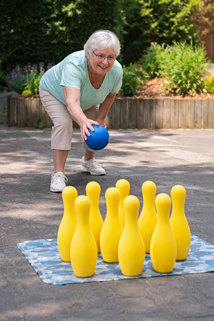 Zacht Schuim Bowling Set - Geel