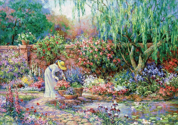 Puzzel - 300 XXL stukjes - Her Garden